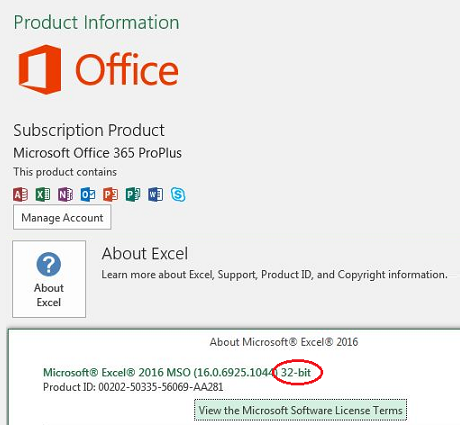 Do I have Excel 32-bit or 64-bit?